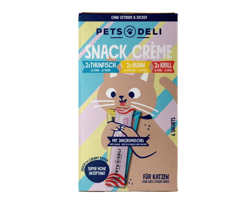 Pets Deli Creme Cremesnack Mix-Paket 90g